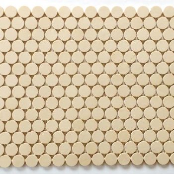 Cappuccino Round Penny 1" Tiles
