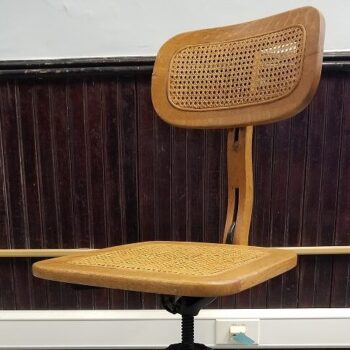 Antique Caned Office Chair