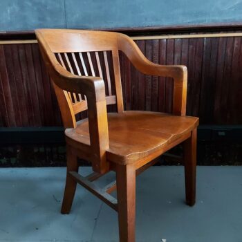 Antique Courtroom Chair