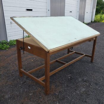 Early 20C Wood Drafting Table